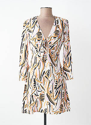 Rochie scurtă mâneci lungi mâneci lungi bej BA&SH femme