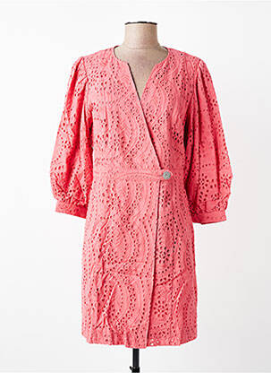 Rochie scurtă mâneci 3/4 mâneci 3/4 roz TARA JARMON femeie