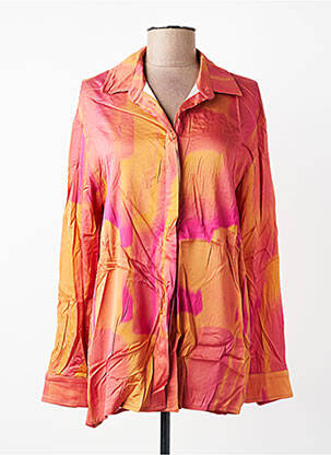 Cămașă croială fluidă mâneci lungi portocaliu FÊTE IMPÉRIALE femme