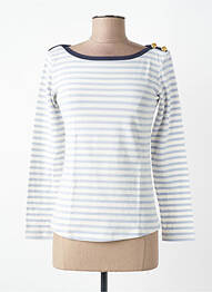 Tricou mâneci lungi mâneci lungi albastru NETWORK femme