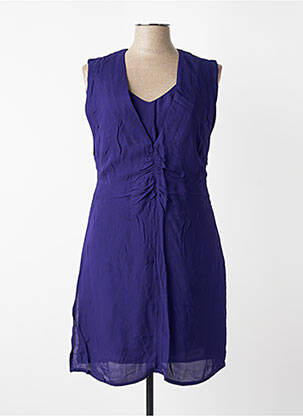Rochie scurtă fără mâneci fără mâneci violet SEVENTY femeie