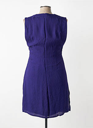 Rochie scurtă fără mâneci fără mâneci violet SEVENTY femeie