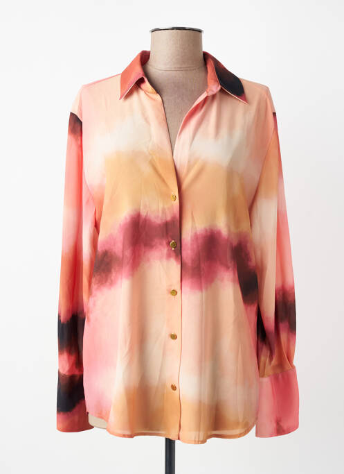 Cămașă țesătură crep mâneci lungi portocaliu EMAROLA & CO femme