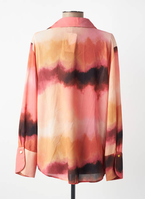 Cămașă țesătură crep mâneci lungi portocaliu EMAROLA & CO femme