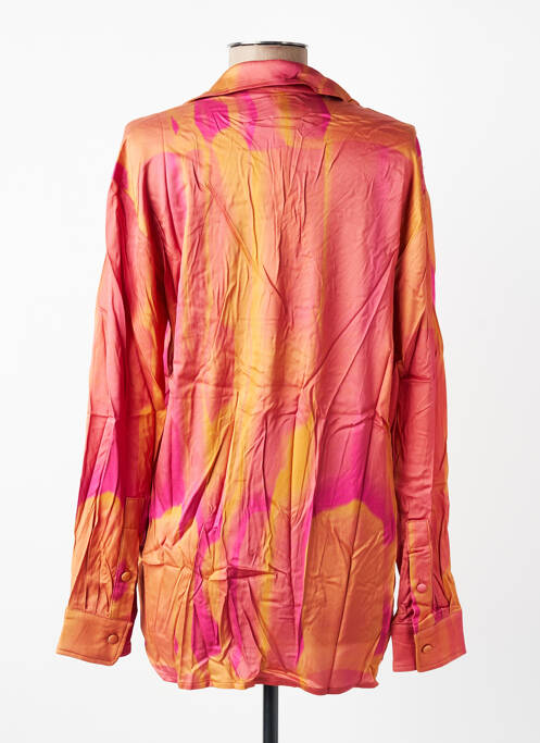 Cămașă croială fluidă mâneci lungi portocaliu FÊTE IMPÉRIALE femme