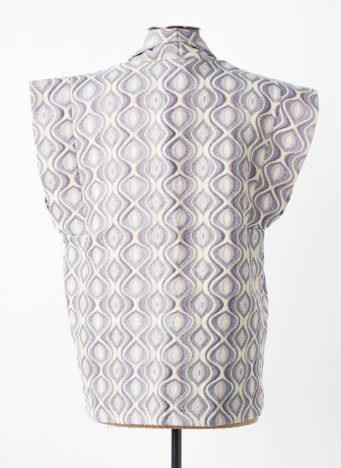 Vestă cu mâneci scurte mâneci scurte violet POHÊME femme