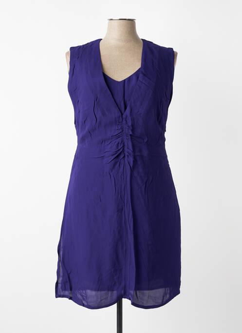 Rochie scurtă fără mâneci fără mâneci violet SEVENTY femme