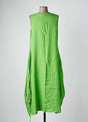 Rochie lungă fără mâneci fără mâneci verde HARIS COTTON femeie