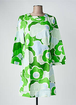 Rochie scurtă mâneci 3/4 mâneci 3/4 verde TARA JARMON femeie