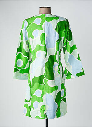 Rochie scurtă mâneci 3/4 mâneci 3/4 verde TARA JARMON femeie