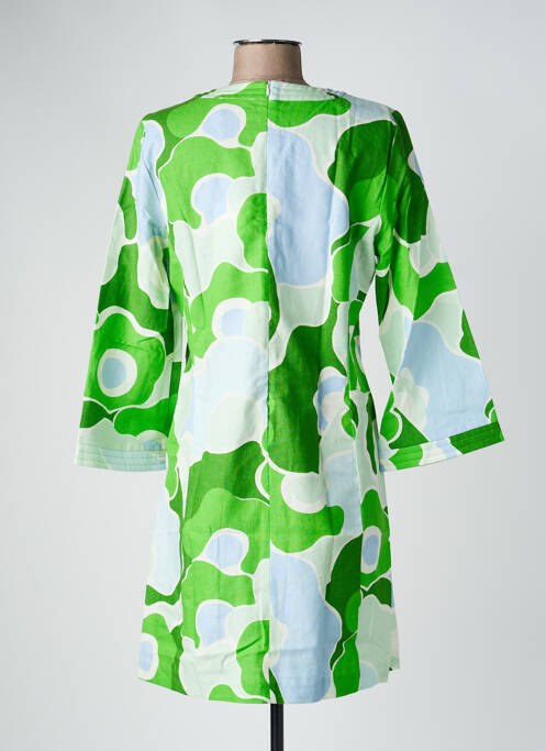 Rochie scurtă mâneci 3/4 mâneci 3/4 verde TARA JARMON femme