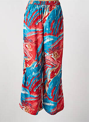 Pantalon drept talie elastică roșu YYDS (YOUR YOUTHFUL DRESS STYLE) femeie