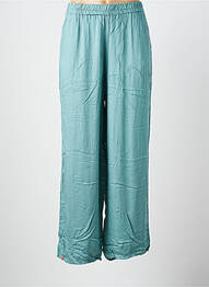 Pantalon drept talie elastică verde MAEVY femme