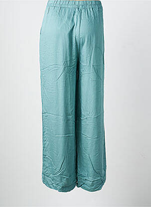 Pantalon drept talie elastică verde MAEVY femeie