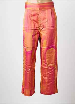 Pantalon drept buzunare roz FÊTE IMPÉRIALE femeie