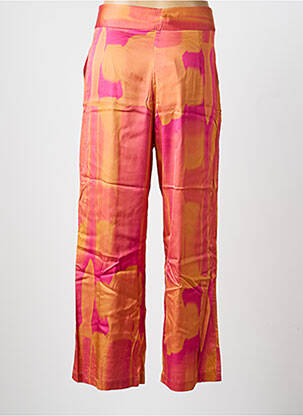 Pantalon drept buzunare roz FÊTE IMPÉRIALE femeie