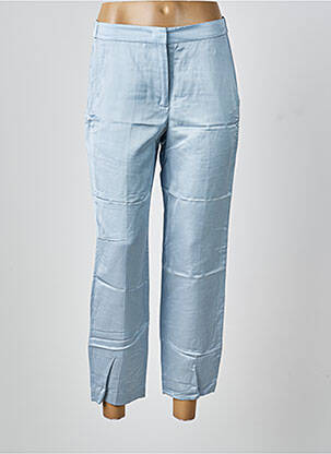 Pantalon 7/8 talie elastică albastru SEVENTY femeie