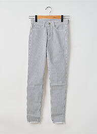 Pantalon slim buzunare albastru DENIM STUDIO femeie