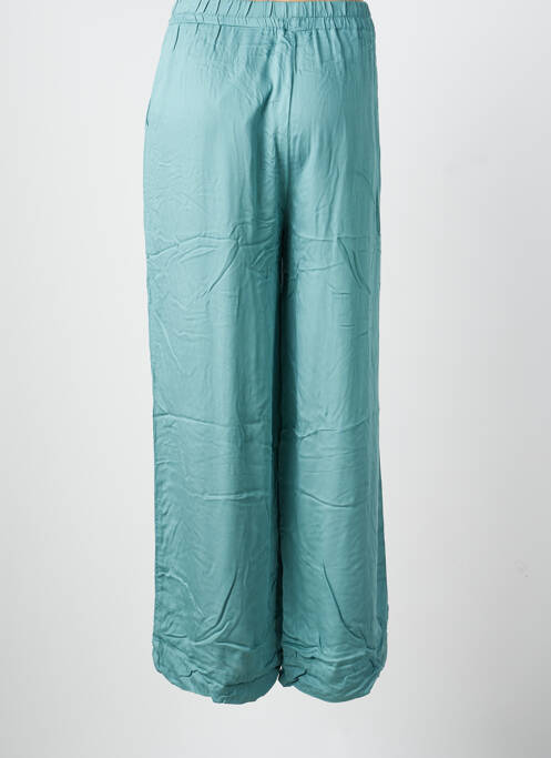Pantalon drept talie elastică verde MAEVY femme