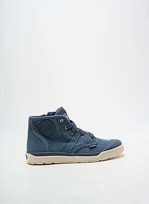 Botine/ghete vârf rotund vârf rotund albastru PALLADIUM băiat