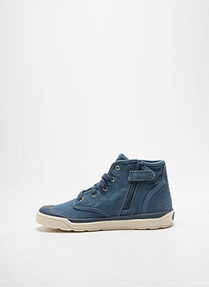 Botine/ghete vârf rotund vârf rotund albastru PALLADIUM băiat