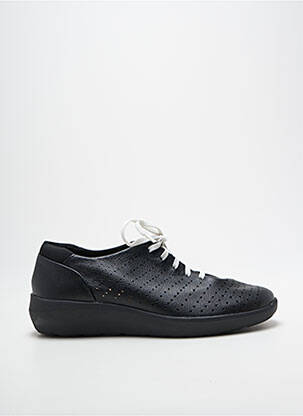 Adidași branț detașabil toc de 4 la 6 cm negru CLARKS femme
