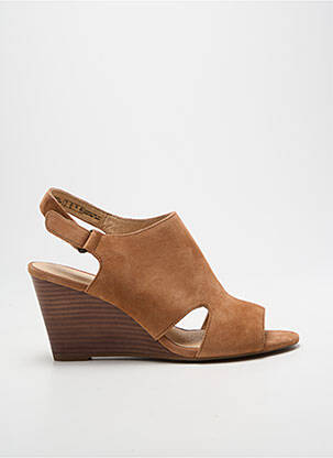 Sandale/pantofi decupați toc platformă toc de 7 la 9 cm maro CLARKS femeie