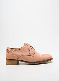 Derby-uri tip de talpă amortizantă toc plat până la 3 cm roz CLARKS femme