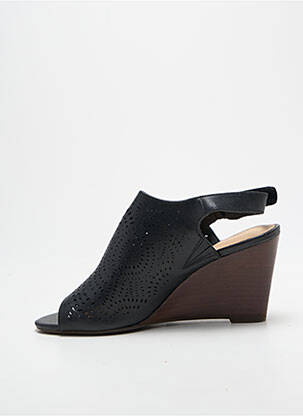 Sandale/pantofi decupați toc platformă toc de 7 la 9 cm negru CLARKS femeie