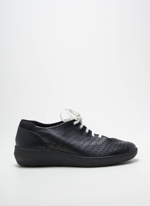 Adidași branț detașabil toc de 4 la 6 cm negru CLARKS femme