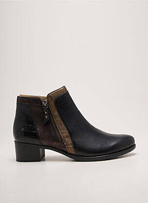 Botine/ghete vârf ascuțit toc de 4 la 6 cm negru REMONTE femeie