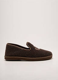 Papuci/pantofi de casă vârf rotund vârf rotund maro LA MAISON DE L'ESPADRILLE bărbat