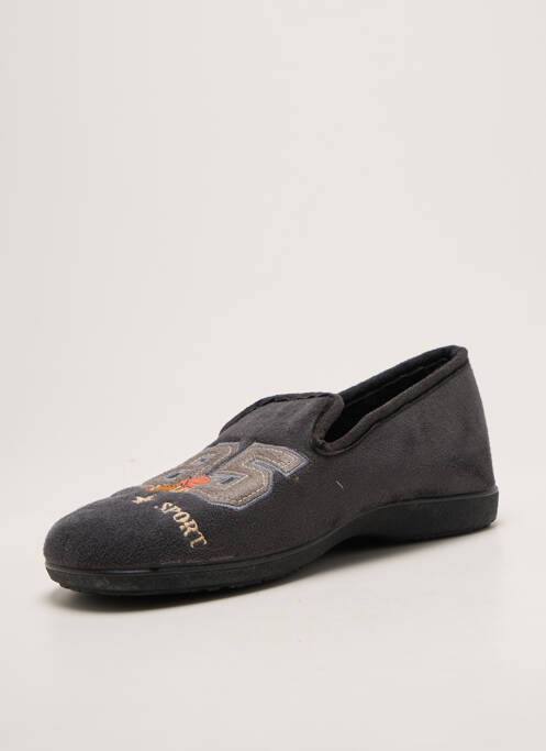 Papuci/pantofi de casă vârf rotund vârf rotund gri LA MAISON DE L'ESPADRILLE homme