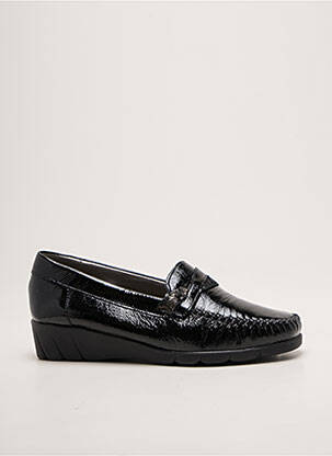 Mocasini arcadă plantară toc plat până la 3 cm negru PEDI GIRL femeie