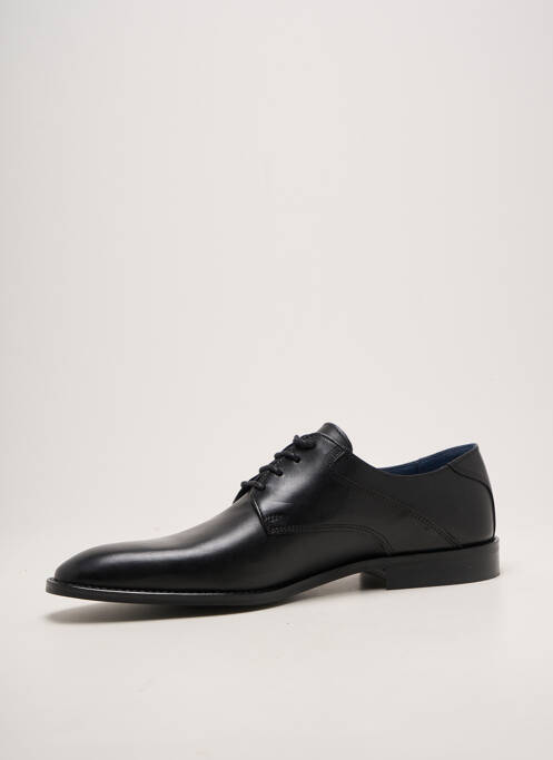 Derby-uri vârf rotund toc mic negru HIPNESS homme