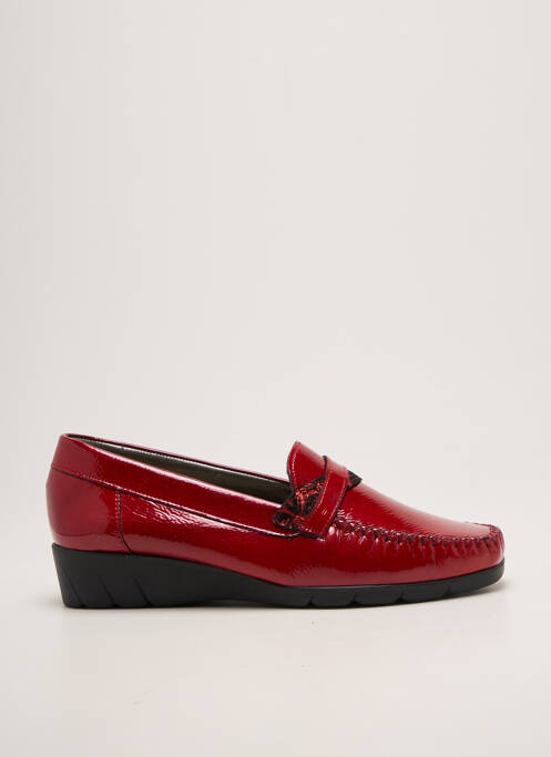 Mocasini arcadă plantară toc plat până la 3 cm roșu PEDI GIRL femme