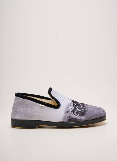 Papuci/pantofi de casă vârf rotund vârf rotund gri CHIC & RELAX homme