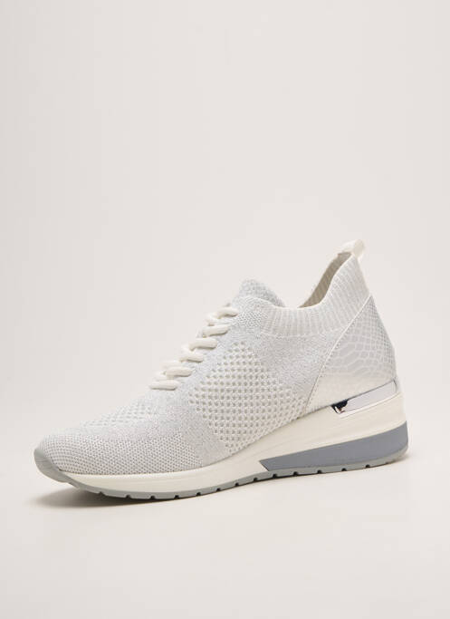 Adidași toc platformă toc de 4 la 6 cm argintiu REQINS femme