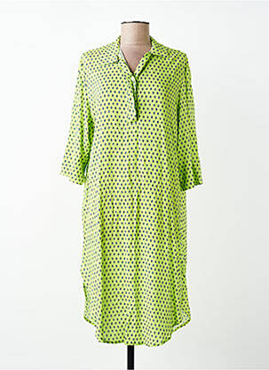 Rochie de plajă mâneci 3/4 verde TESSY femeie