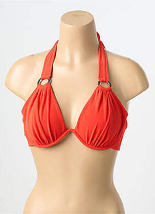 Sutien de costum de baie elasticitate sutien balconet cu decolteu înalt portocaliu PAIN DE SUCRE femeie