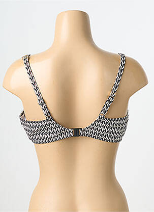 Sutien efect material satinat sutien cupe întregi cu decolteu înalt negru FANTASIE femeie