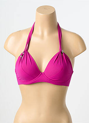 Sutien de costum de baie elasticitate sutien balconet cu decolteu înalt violet PAIN DE SUCRE femeie