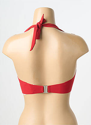 Sutien de costum de baie elasticitate top bentiță roșu PAIN DE SUCRE femeie