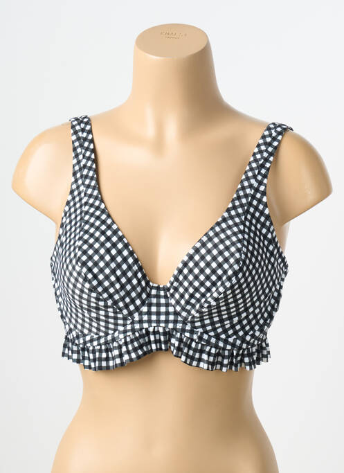 Sutien de costum de baie elasticitate sutien balconet cu decolteu înalt negru FREYA femme