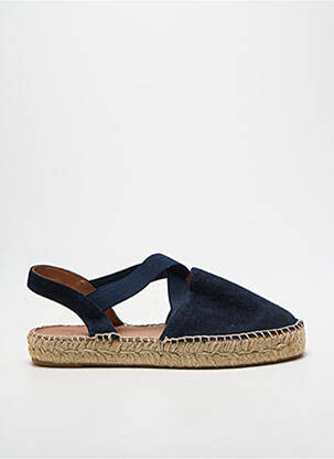 Espadrile vârf rotund toc plat până la 3 cm albastru CARMEN SAIZ femeie