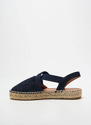 Espadrile vârf rotund toc plat până la 3 cm albastru CARMEN SAIZ femeie