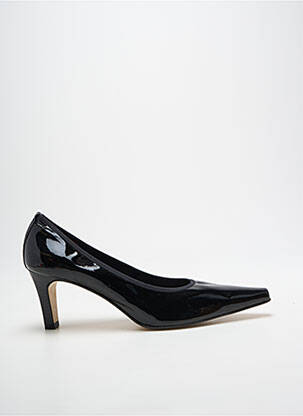 Pantofi cu toc material neted toc de 7 la 9 cm negru ANDREA DAPHANE femeie