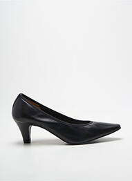 Pantofi cu toc țesătură satinată toc de 4 la 6 cm negru ANDREA DAPHANE femme