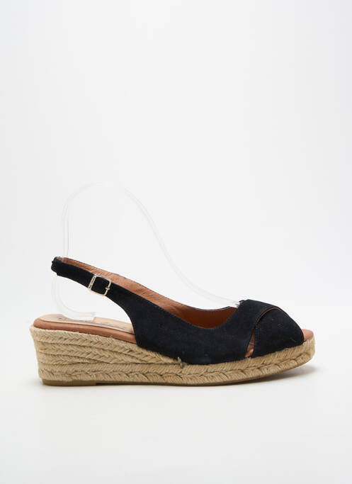 Espadrile închidere cu buclă(e) toc de 4 la 6 cm negru CARMEN SAIZ femme
