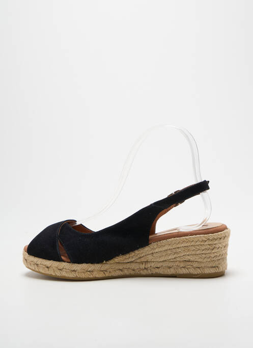 Espadrile închidere cu buclă(e) toc de 4 la 6 cm negru CARMEN SAIZ femme